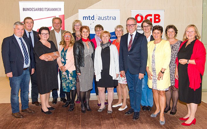 Allianz von Bundesarbeitskammer, ÖGB und MTD-Austria